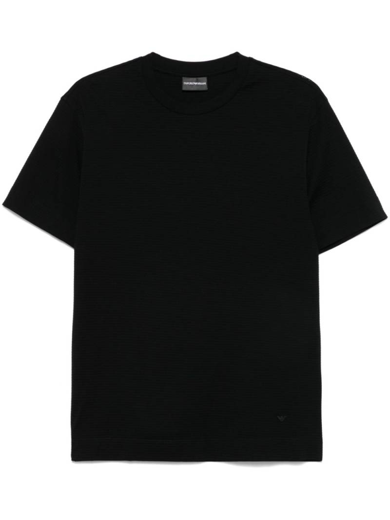 Emporio Armani striped T-shirt - Black von Emporio Armani