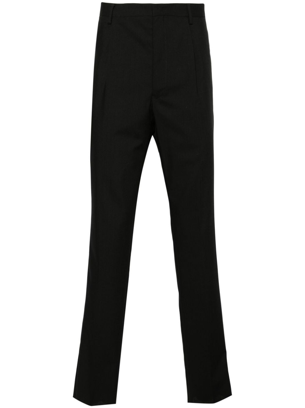 Emporio Armani tailored wool trousers - Black von Emporio Armani