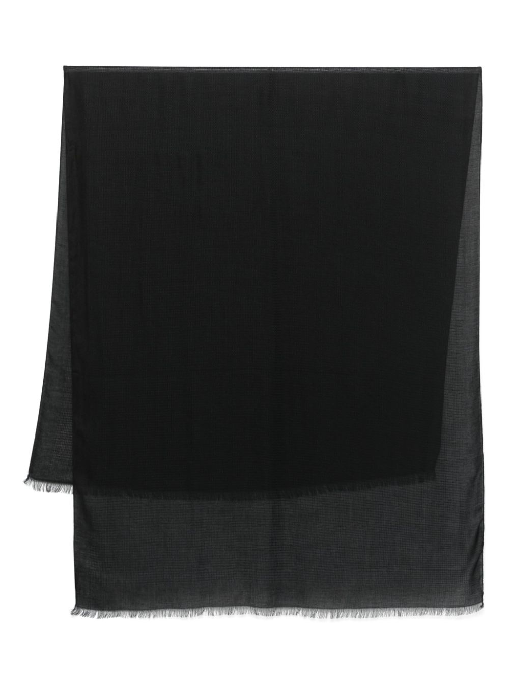 Emporio Armani tassel scarf - Black von Emporio Armani