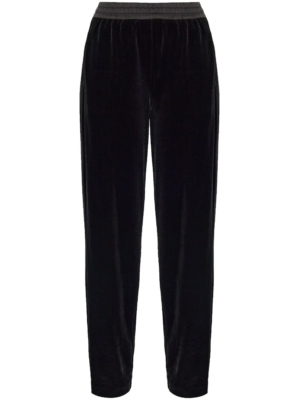 Emporio Armani velvet track pants - Black von Emporio Armani