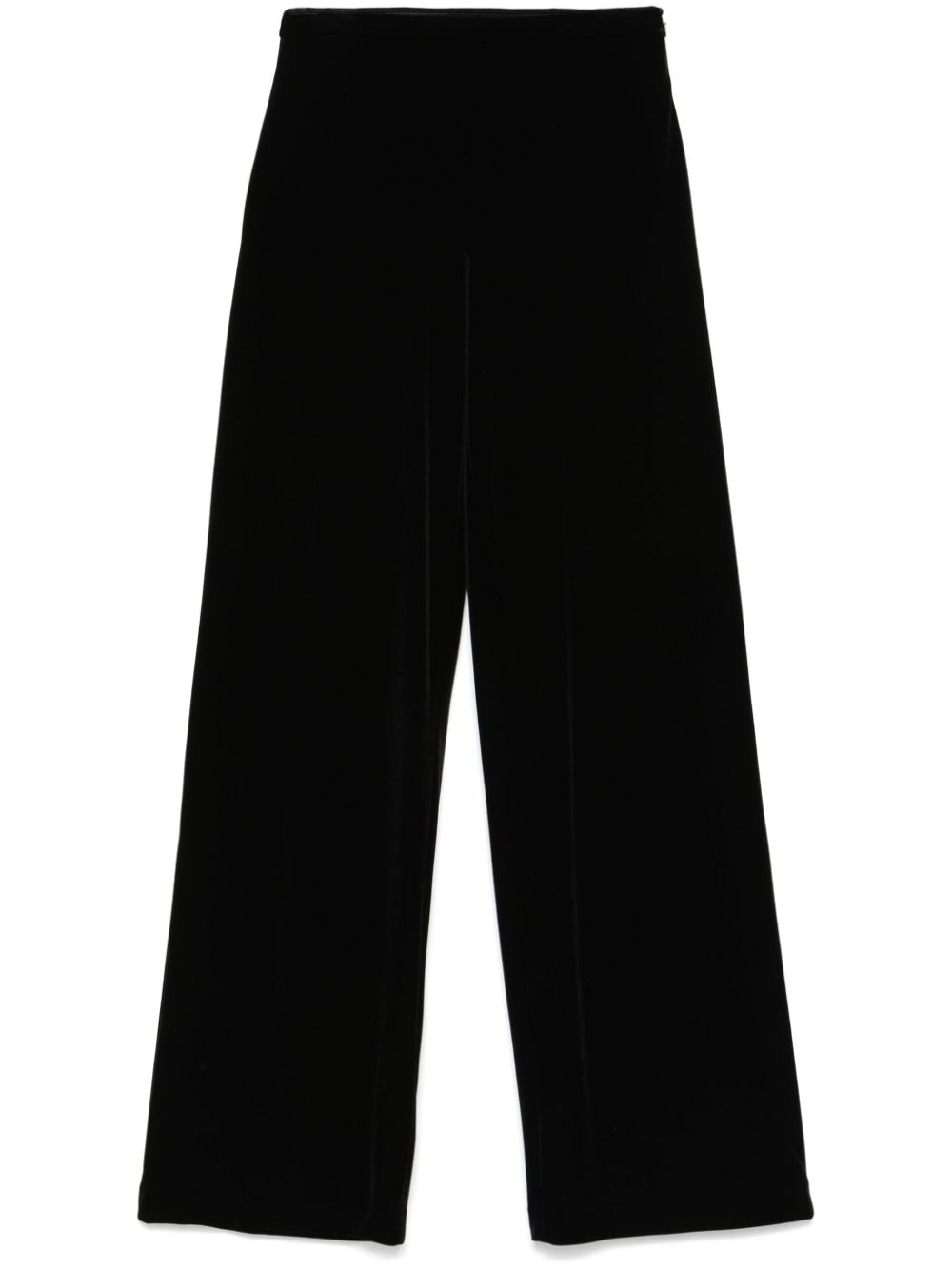 Emporio Armani velvet trousers - Black von Emporio Armani