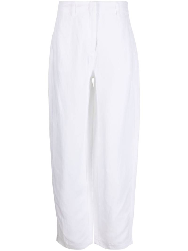 Emporio Armani wide-leg trousers - White von Emporio Armani