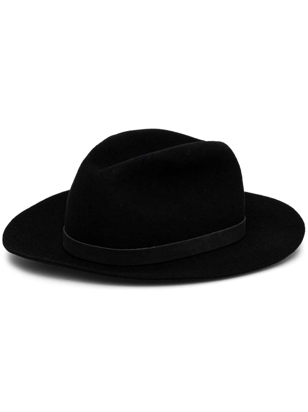 Emporio Armani wool fedora hat - Black von Emporio Armani