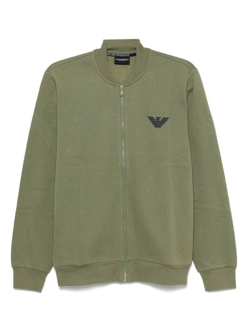 Emporio Armani zip-up sweatshirt - Green von Emporio Armani