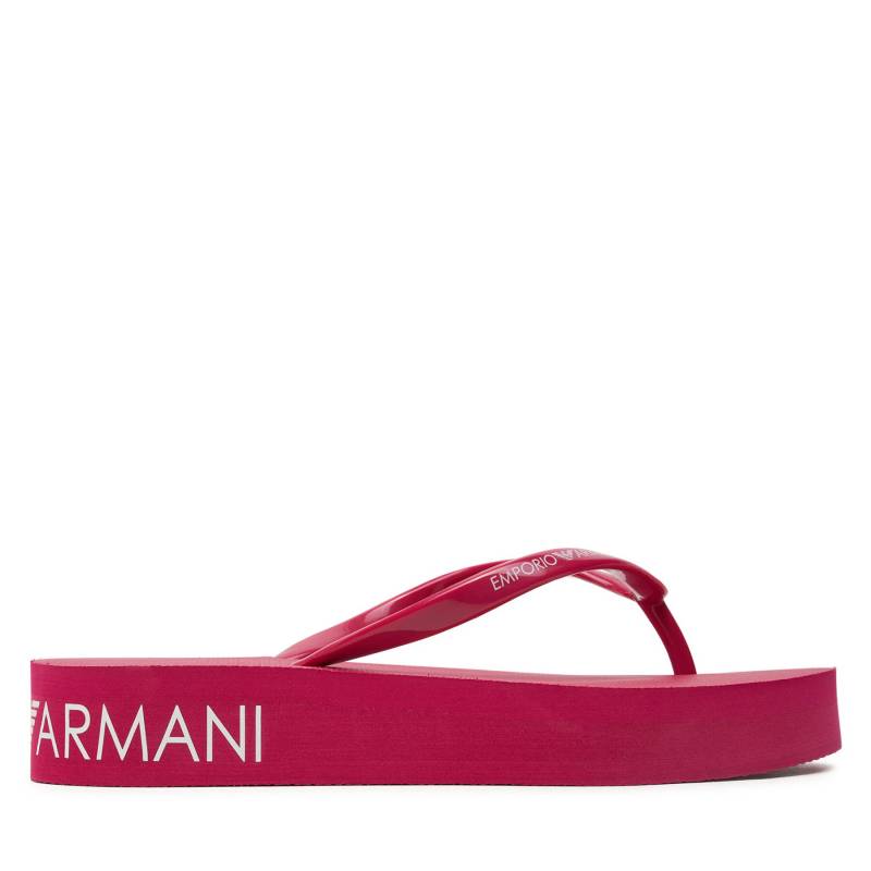 Pantoletten Emporio Armani XVQS07 XN118 00238 Dunkelrot von Emporio Armani