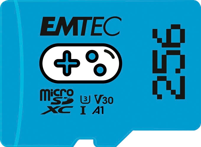 EMTEC Speicherkarte »Gaming microSD 256 GB«, (UHS Class 1 100 MB/s Lesegeschwindigkeit) von Emtec