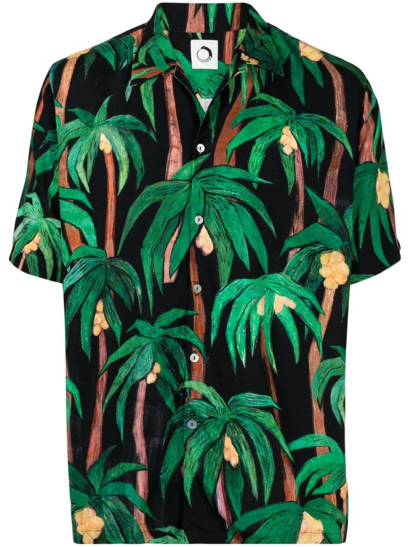 Endless Joy palm tree-print shirt - Black von Endless Joy