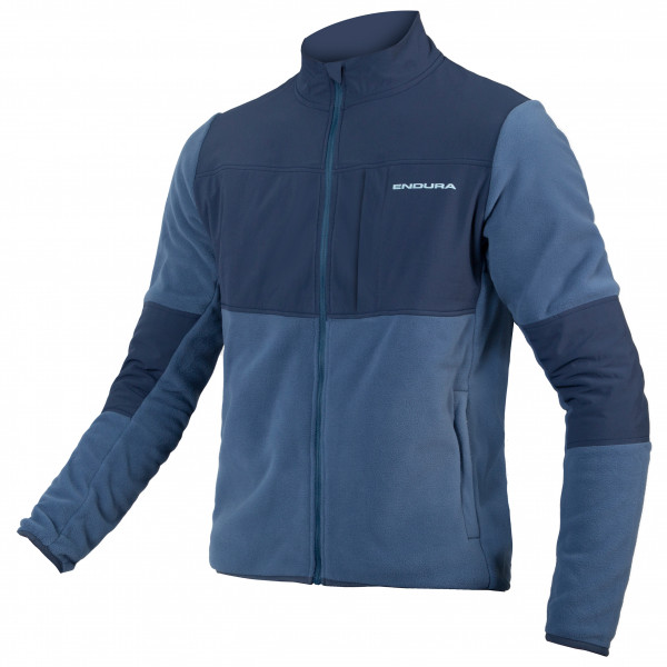 Endura - Hummvee Full Zip Fleece - Velojacke Gr L blau von Endura