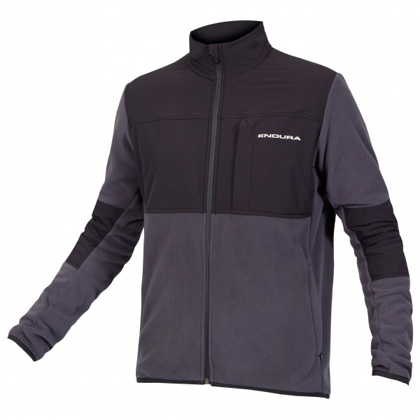 Endura - Hummvee Full Zip Fleece - Velojacke Gr L grau von Endura