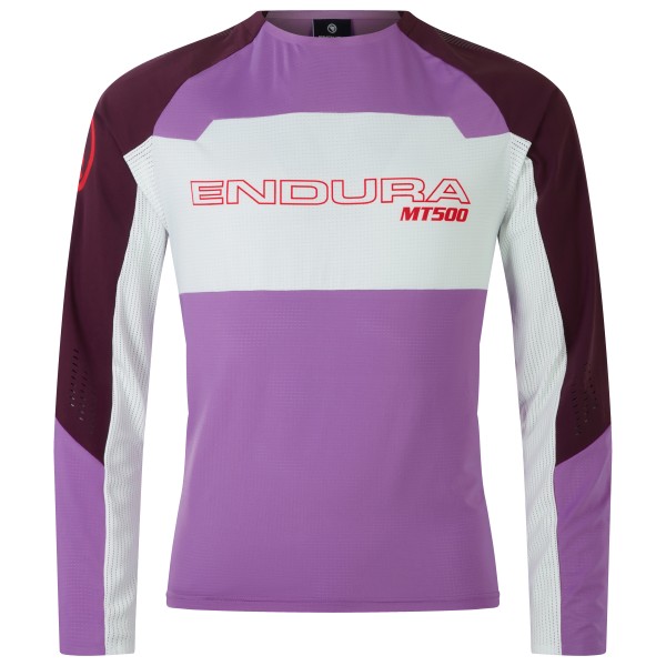 Endura - MT500 Burner Lite Trikot Langarm - Velotrikot Gr L lila von Endura