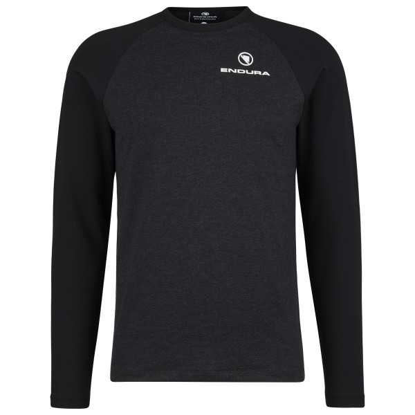 Endura - One Clan Raglan Langarmshirt - Longsleeve Gr L;M;S;XL;XS;XXL grau;schwarz von Endura