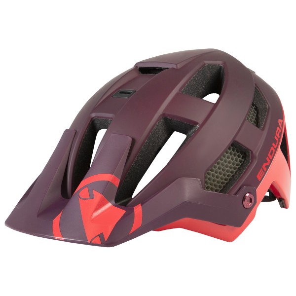 Endura - Singletrack Mips Helm - Velohelm Gr 51-56 cm - S/M;55-59 cm - M/L;58-63 cm - L/XL grau;lila von Endura