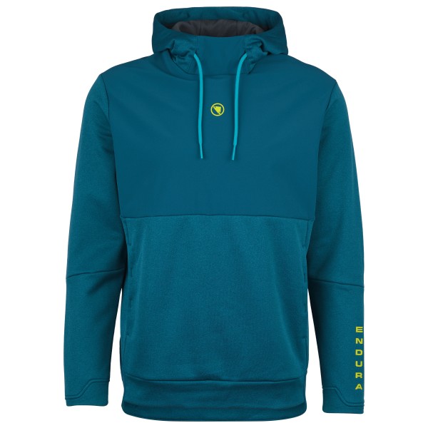 Endura - Trailster Tech Hoodie - Hoodie Gr L blau von Endura