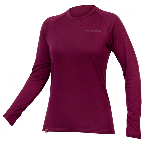 Endura - Women's Baabaa Blend Langarm Baselayer - Merinounterwäsche Gr L lila von Endura