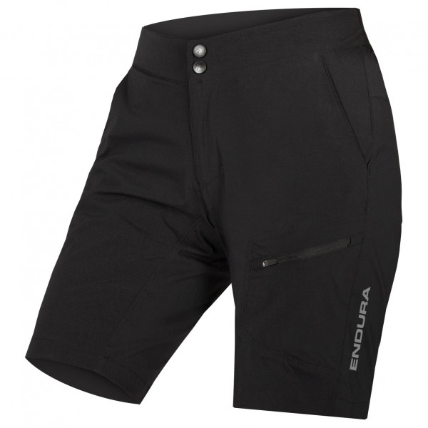 Endura - Women's Hummvee Lite Shorts Mit Innenhose - Velohose Gr L schwarz von Endura