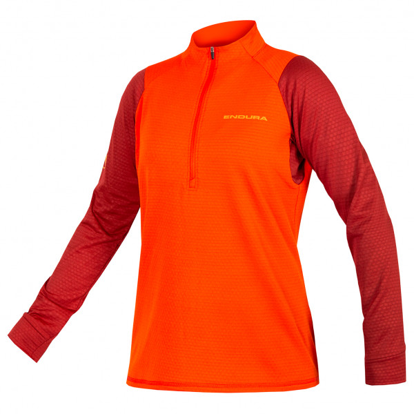 Endura - Women's Singletrack Fleece - Fleecepullover Gr L;M;S;XL;XS rot;schwarz/grau von Endura