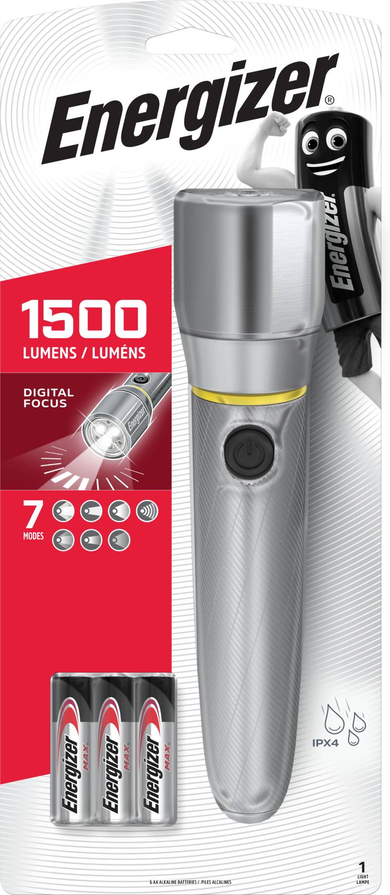 Energizer LED Taschenlampe »Vision HD metal 6AA 1500 Lumen« von Energizer