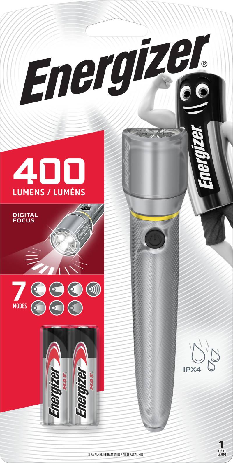 Energizer Taschenlampe »Vision HD Metal 2AA 400 Lumen« von Energizer