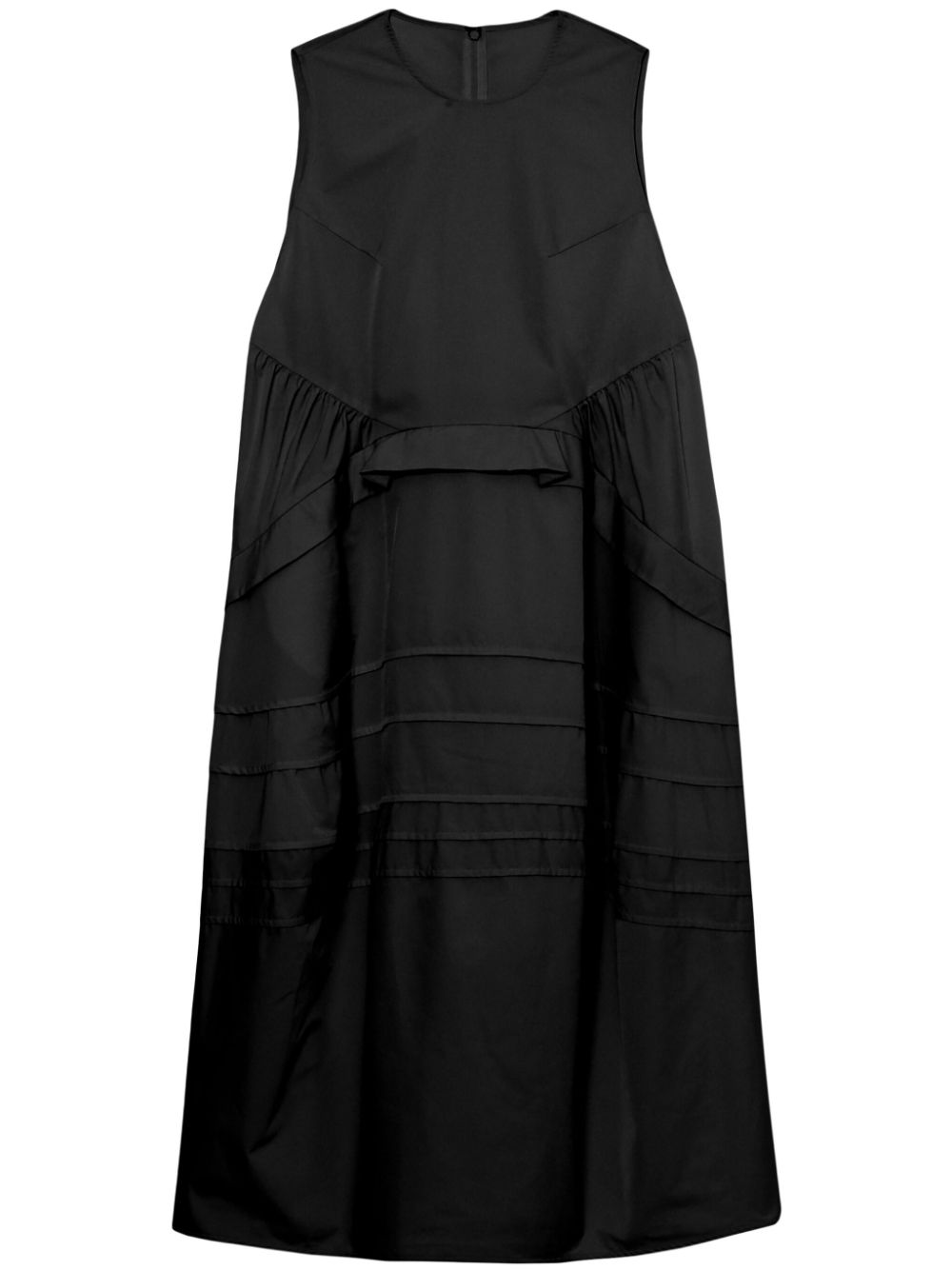 Enföld Ruflle-detailing dress - Black von Enföld