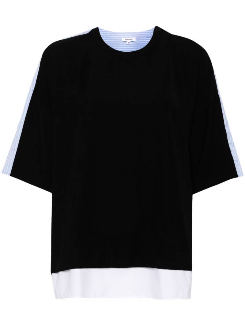 Enföld Shirt Combi cotton jumper - Black von Enföld