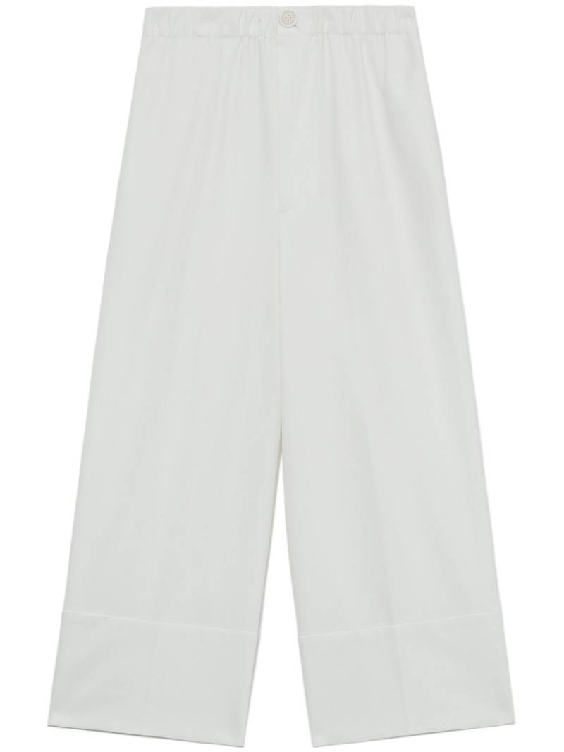 Enföld cotton straight-leg trousers - White von Enföld