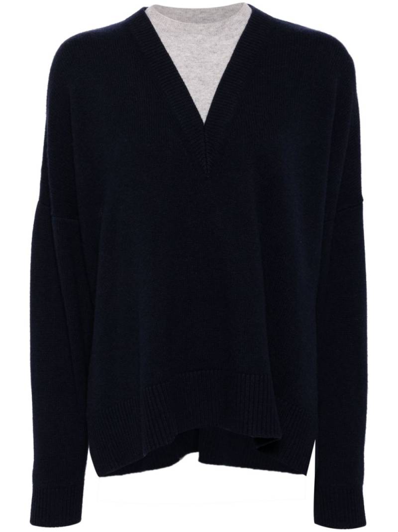 Enföld panelled jumper - Blue von Enföld