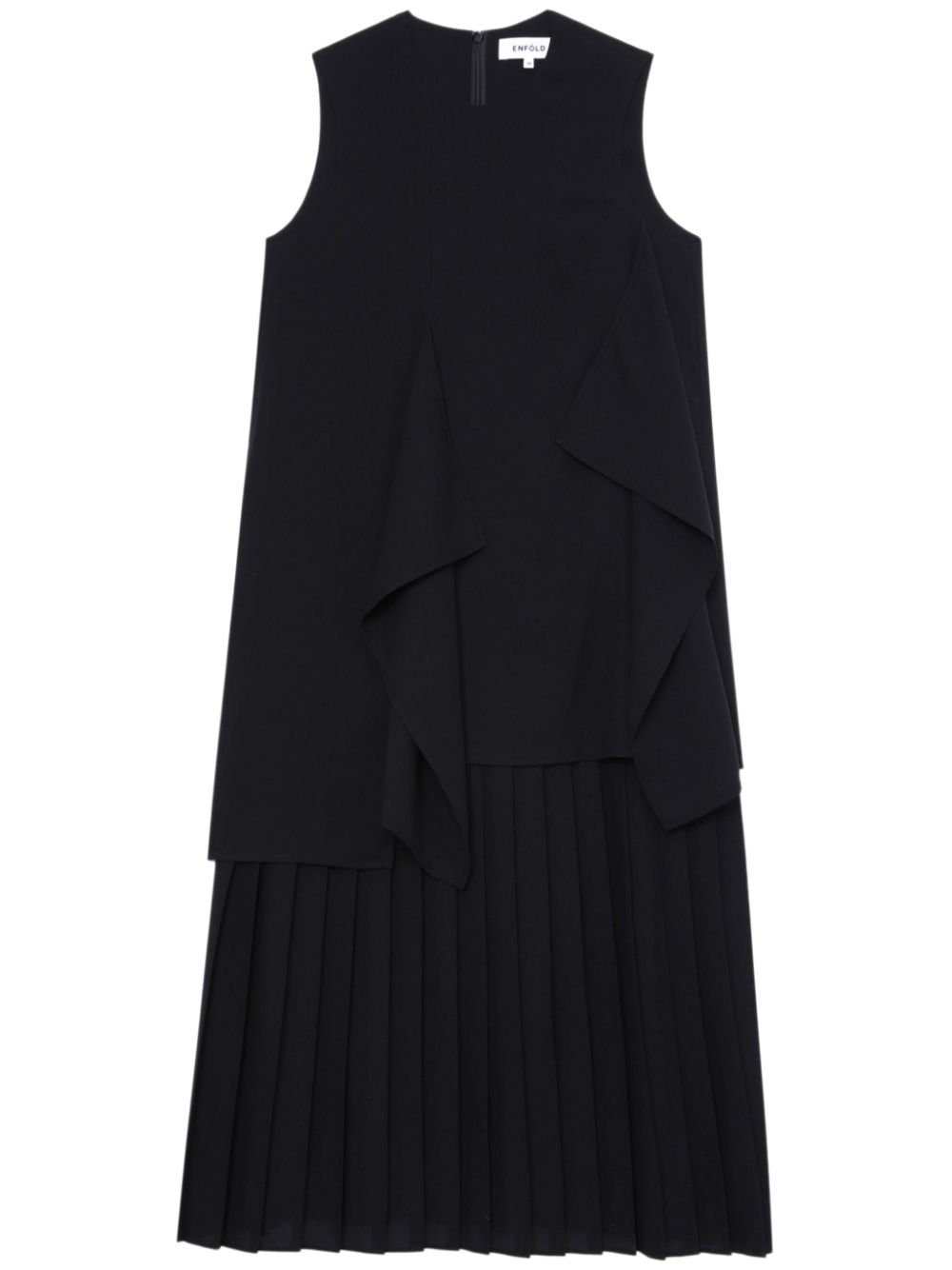 Enföld pleated midi dress - Black von Enföld