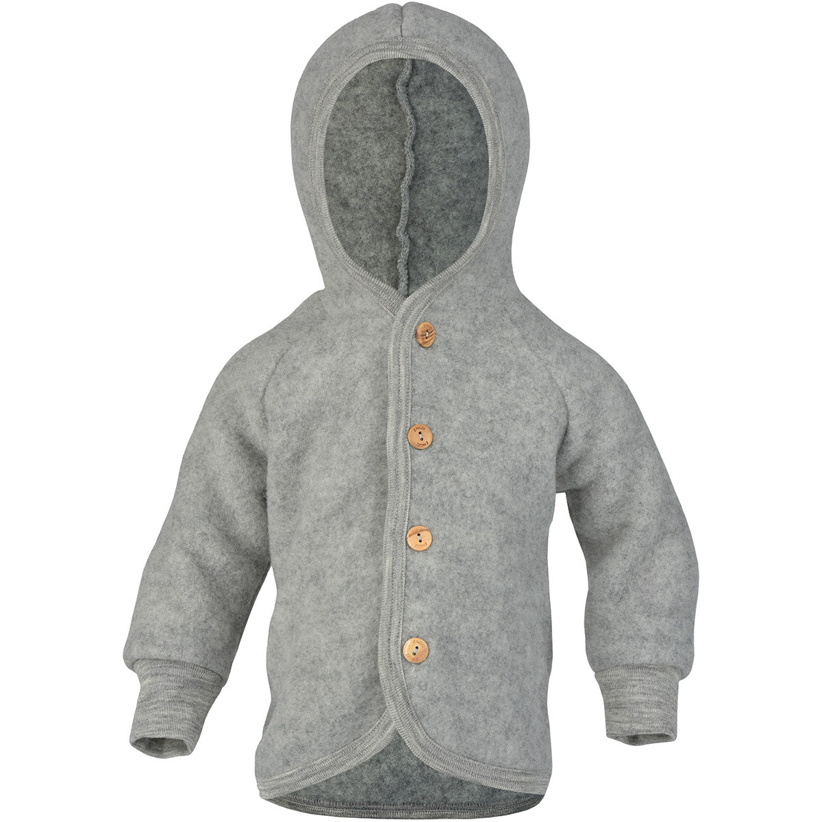 Engel Kinder Fleece Hoodie Jacke von Engel