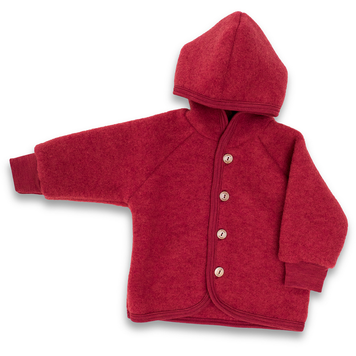 Engel Natur Kinder Fleece Hoodie Jacke von Engel natur