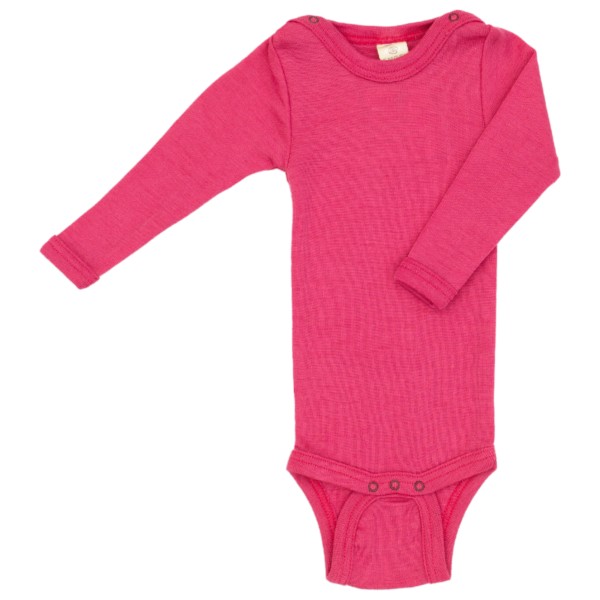 Engel - Baby-Body Kurzarm mit Druckknöpfen an den Schulter - Merinounterwäsche Gr 50/56 rosa von Engel