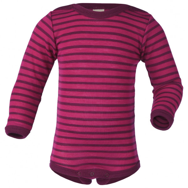 Engel - Baby Body L/S mit Druckknöpfen geringelt Gr 50/56 lila Engel - Baby Body L/S mit Druckknöpfen geringelt Gr 50/56 lila von Engel