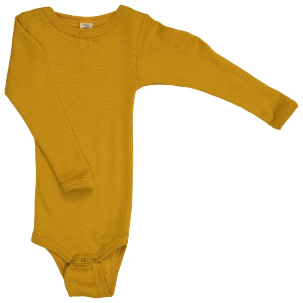 Engel - Baby-Body Langarm Mit Druckverschluss Schulter - Merinounterwäsche Gr 50/56 gelb Engel - Baby-Body Langarm Mit Druckverschluss Schulter - Merinounterwäsche Gr 50/56 gelb von Engel