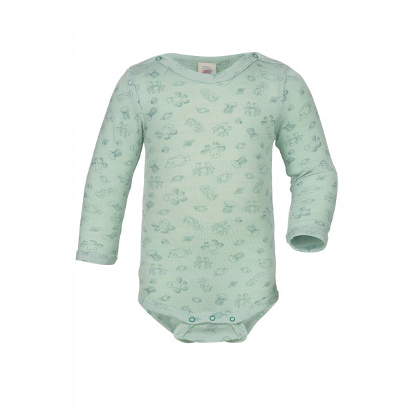 Engel - Baby-Body Langarm Mit Druckverschluss Schulter - Merinounterwäsche Gr 62/68 grün Engel - Baby-Body Langarm Mit Druckverschluss Schulter - Merinounterwäsche Gr 62/68 grün von Engel