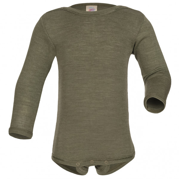 Engel - Baby-Body Langarm Mit Druckverschluss Schulter - Merinounterwäsche Gr 74/80 oliv Engel - Baby-Body Langarm Mit Druckverschluss Schulter - Merinounterwäsche Gr 74/80 oliv von Engel
