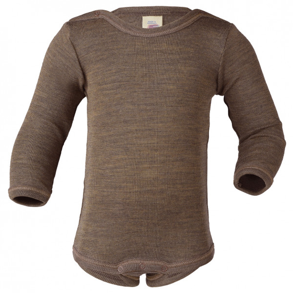 Engel - Baby-Body Langarm Mit Druckverschluss Schulter - Merinounterwäsche Gr 86/92 braun Engel - Baby-Body Langarm Mit Druckverschluss Schulter - Merinounterwäsche Gr 86/92 braun von Engel