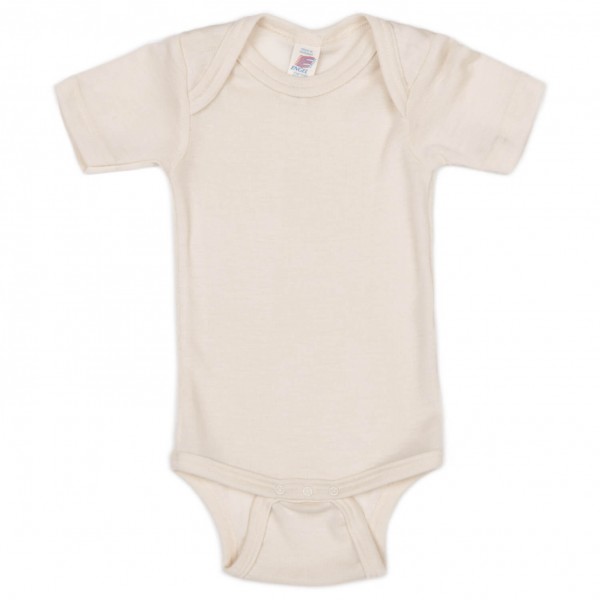 Engel - Baby Body S/S - Merinounterwäsche Gr 62/68 beige von Engel