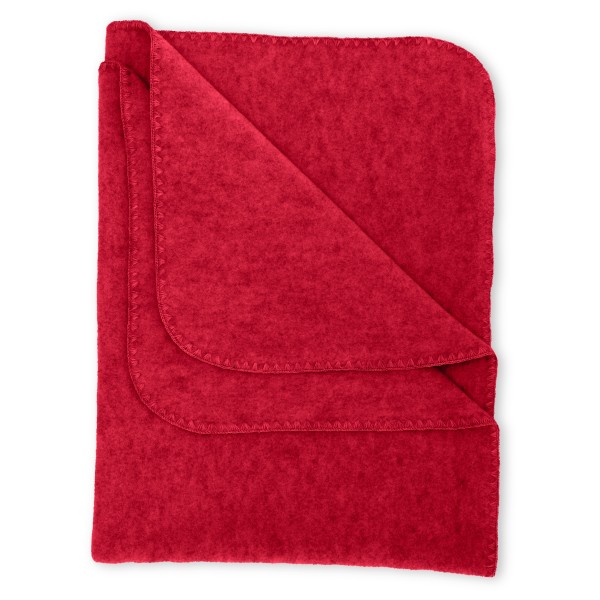 Engel - Baby-Decke mit Muschelkante - Decke Gr 80 x 100 cm rot von Engel