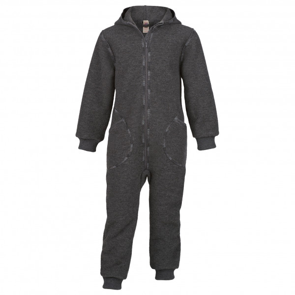 Engel - Baby-Overall mit Kapuze und Reissverschluss - Overall Gr 110/116 grau von Engel