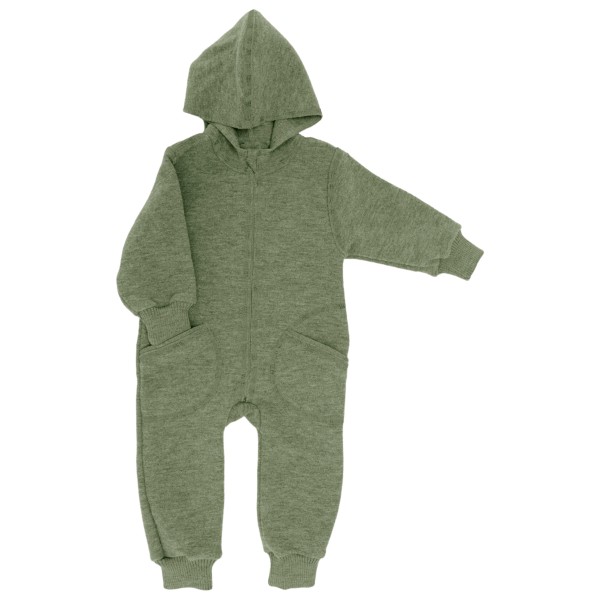 Engel - Baby-Overall mit Kapuze und Reissverschluss - Overall Gr 110/116 oliv von Engel