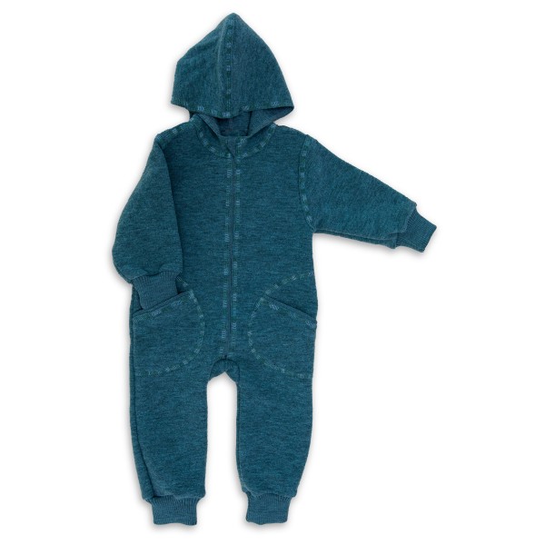 Engel - Baby-Overall mit Kapuze und Reissverschluss - Overall Gr 110/116 blau von Engel