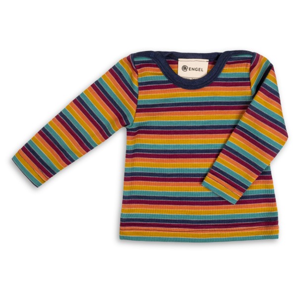 Engel - Baby Pulli L/S Druckknöpfe an den Schultern - Merinoshirt Gr 50/56;62/68;74/80 multicolour von Engel