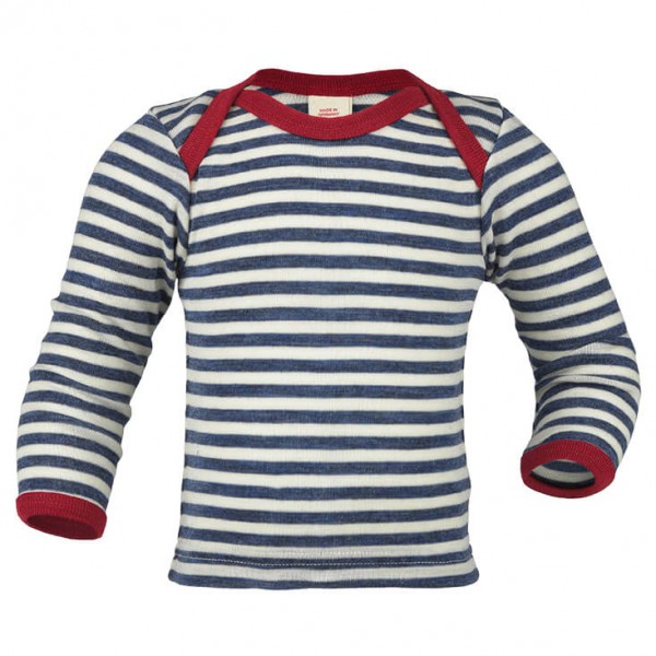 Engel - Baby Schlupfhemd L/S - Merinounterwäsche Gr 62/68 grau von Engel