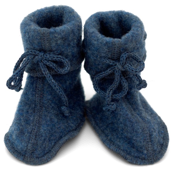 Engel - Baby-Schühchen mit Bändel - Hüttenschuhe Gr 50/56;62/68 blau;grau;rosa;rot von Engel