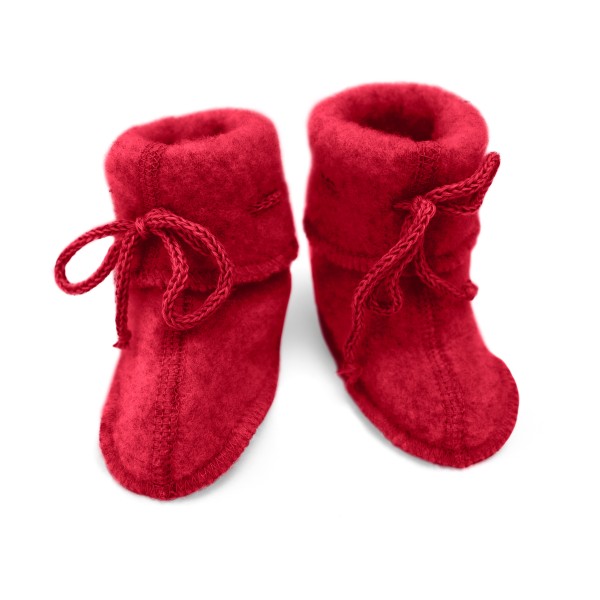 Engel - Baby-Schühchen mit Bändel - Hüttenschuhe Gr 50/56 rot von Engel