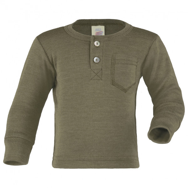 Engel - Baby Shirt mit Knopfleiste - Merinoshirt Gr 62/68 oliv Engel - Baby Shirt mit Knopfleiste - Merinoshirt Gr 62/68 oliv von Engel