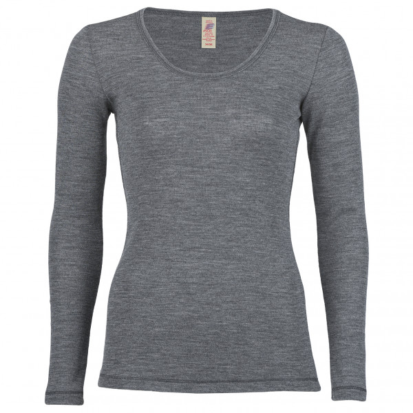 Engel - Damen-Shirt L/S - Alltagsunterwäsche Gr 34/36 grau von Engel