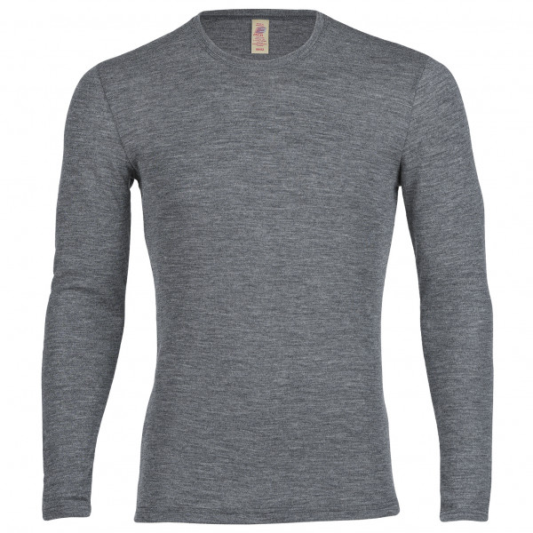 Engel - Herren-Shirt L/S - Alltagsunterwäsche Gr 46/48 grau von Engel