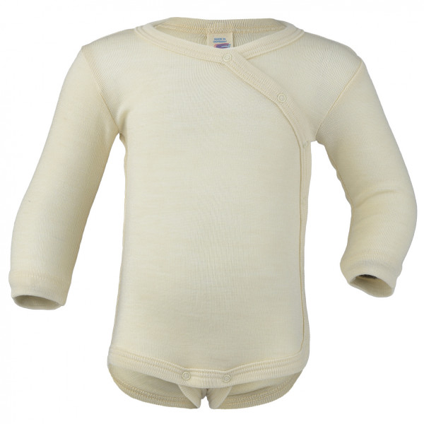 Engel - Kid's Wickelbody L/S - Merinounterwäsche Gr 62/68 beige von Engel