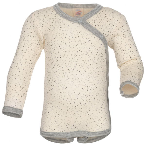 Engel - Kid's Wickelbody L/S - Merinounterwäsche Gr 62/68 beige von Engel