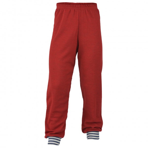 Engel - Kinder Hose Lang - Merinounterwäsche Gr 104;116;128;140;92 blau;rot von Engel